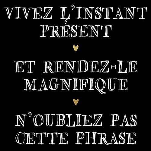12x12 Live For Today French