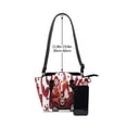 thumbnail image 4 of Lsque Truck With Gnomes Pattern Leather Rivet Shoulder Bag – Elegant Genuine Leather & Microfiber PU Crossbody with Detachable Adjustable Strap, 4 of 5