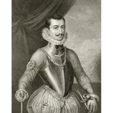 - John Of Austria 1547 To 1578 Aka Don John Of Austria Or Don Juan De Austria Illegitimate Son Of Holy Roman Emperor Charles V From The Book History Of The Reign Of Philip Ii Published 1855 Rolled Canva