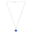 thumbnail image 3 of Collar Zvezda Cushion color Majestic Blue plata .925 Zvezda ZCO-CUSH12-MB, 3 of 5