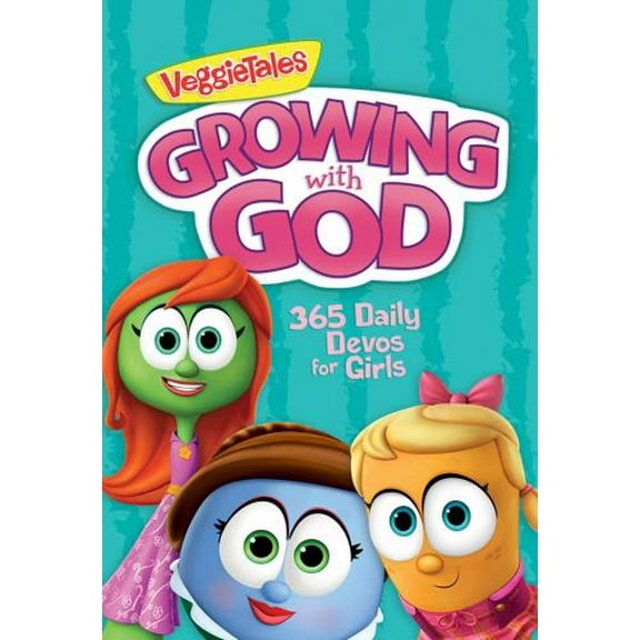Pre-Owned Growing with God: 365 Daily Devos for Girls (VeggieTales) (Hardcover) 1683970373