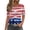 Rose Gold, variant on Dyfzdhu 250th Anniversary Usa Shirt T Shirts For Women Fashion Graphic Tees 4Th Of July V Neck American Flag Button Short Sleeve Independence Summer T Shirt