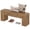 Warm Oak, variant on Fnova 47" Wooden Entryway Bench, Farmhouse Wooden Shoe Bench, Indoor End of Bed Stool for 1-2, Long Kitchen Table Seat Dining Seat for Entryway, Hallway, Living Room