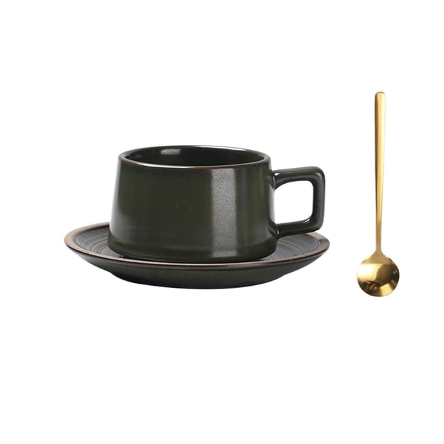 Taza brillante for café, leche, té, avena, restaurante, hogar