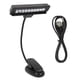 thumbnail image 2 of Luz LED para Atril, Lámpara de Lectura Con Clip para el cuello flexible y USB, Negra, Para Músicos, Banco de Trabajo, Lectura Nocturna, 2 of 7