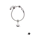 thumbnail image 2 of Delight Jewelry Silvertone 3-D Graduation Hat with 2021 Lord Guide Me Charm Bead, 2 of 4