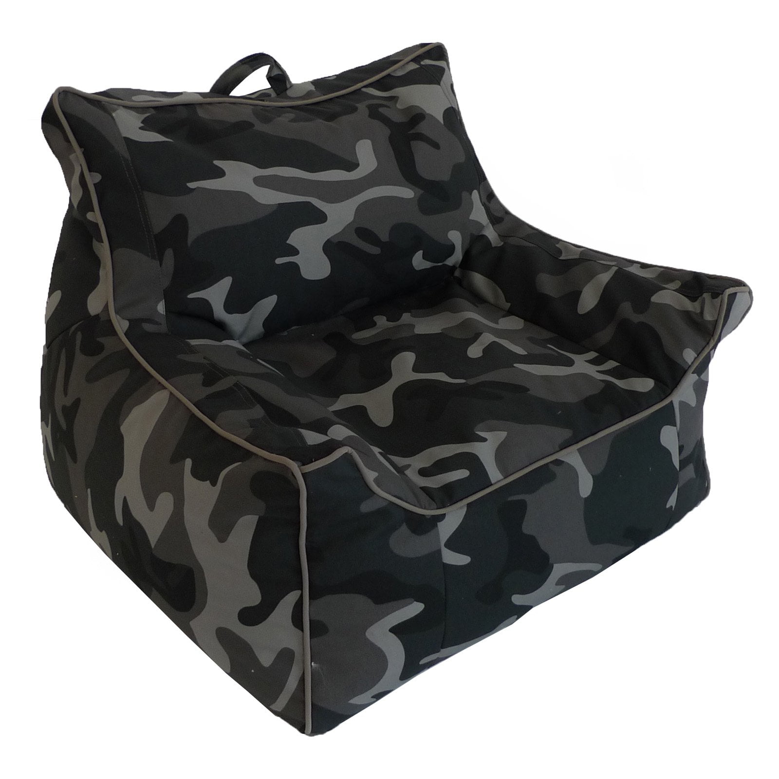 Large Structured Bean Bag Chair, Muliple Colors