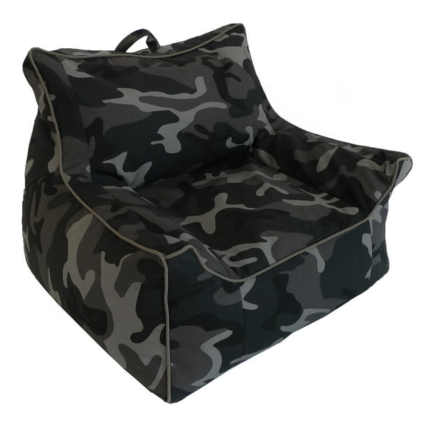 Large Structured Bean Bag Chair, Muliple Colors