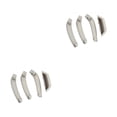 thumbnail image 4 of Riwesomey 4 manijas de puertas interiores seguras y duraderas para una larga vida útil Manija interna del automóvil Conveniente para un Blanco crema 2piezas, 4 of 4