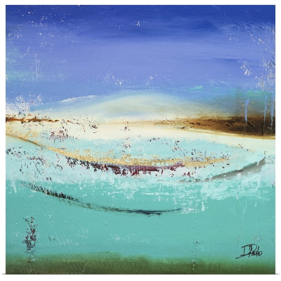 Great BIG Canvas | Rolled Patricia Pinto Poster Print entitled Aquamarina II