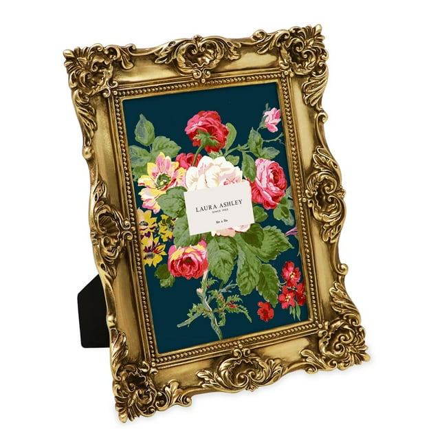 Marco de Fotos Laura Ashley 5x7 Dorado Ornamentado de Resina
