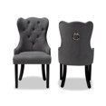 thumbnail image 3 of Baxton Studio Fabre Dining Chair, Set of 2, Grey, 3 of 10