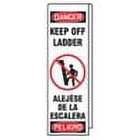 Accuform Ladder Shield Wrap,Danger Keep Off KLB763