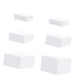 thumbnail image 3 of Abbracc 6 Pcs Cube Acrylique Présentoir pour Figurines d'Action Alimentaire Collection Blanc, 3 of 9