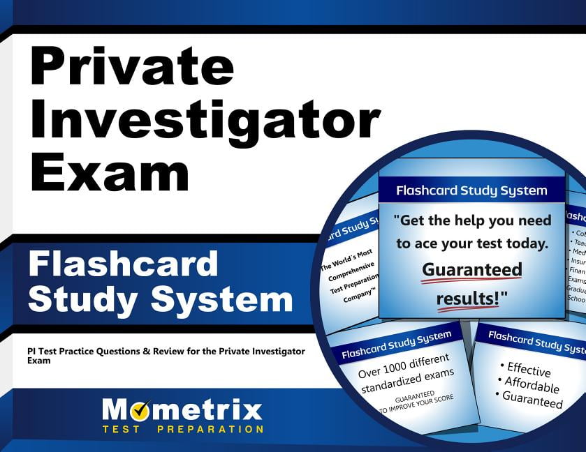 Private Investigator Exam Flashcard Study System Pi Test Practice