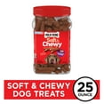 thumbnail image 4 of (2 pack) Milk Bone Soft and Chewy Dog Treats, Beef & Filet Mignon Recipe With Chuck Roast, 25oz Container, 4 of 25