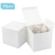 thumbnail image 5 of Paquete de 30 cajas de regalo Kraft, cajas de cartón blanco para envolver regalos, cajas para galletas y dulces de 3 x 3 x 3.5 pulgadas, 5 of 8
