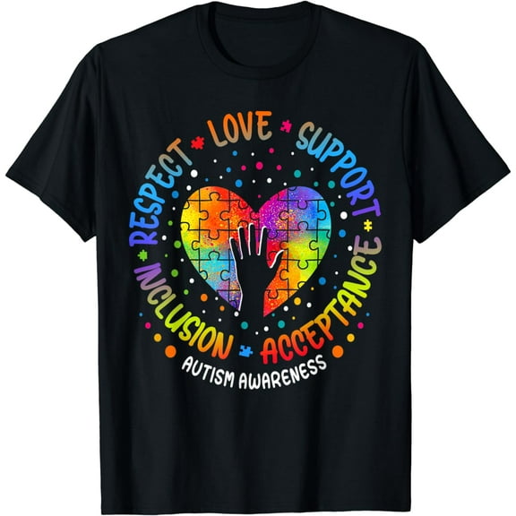 Autism Shirt Women Men Autistic Support Autism Awareness T-Shirt