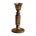 thumbnail image 2 of French Country Candle Holder Distressed Taper Candlestick Vintage Floral Table Centerpiece Style B, 2 of 5