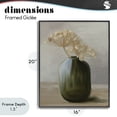 thumbnail image 4 of Stupell Industries Farmhouse Dried Blooms in Green Vase Black Framed Giclee Art, 16 x 20, by House Fenway, 4 of 8