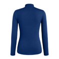 thumbnail image 4 of MHFRRA Camiseta Informal para Uso Diario, Cómoda y Elegante, Ideal para Usar En Capas O Como Outfit. Camiseta Versátil para Cualquier Ocasión, Imprescindible En Tu Armario. Azul, 4 of 4