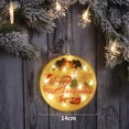 thumbnail image 3 of Christmas Snowman Pattern Light Vintage Bulbs Holiday Decoration Indoor Outdoor Room Home Wedding Hanging Curtain Lights, 3 of 9