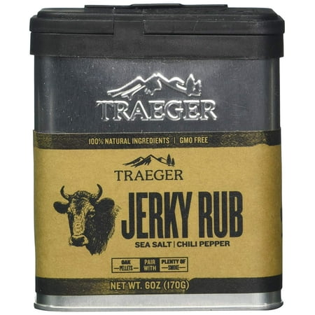 SPC177 Jerky Signature Seasoning Dry Rub, 1. Amazing taste: features sea salt and Chili Pepper flavors By Traeger Signature