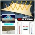thumbnail image 6 of Amgo 8' x 12' Turquoise Rectangle Sun Shade Sail Canopy Awning UPF50+ AGTAPR0810, 95% UV Blockage, Water & Air Permeable, Commercial and Residential, 3 Years Warranty (We Make Custom Size), 6 of 9