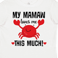 thumbnail image 4 of Inktastic Mamaw Loves Me Grandson Gift Boys or Girls Toddler T-Shirt, 4 of 5