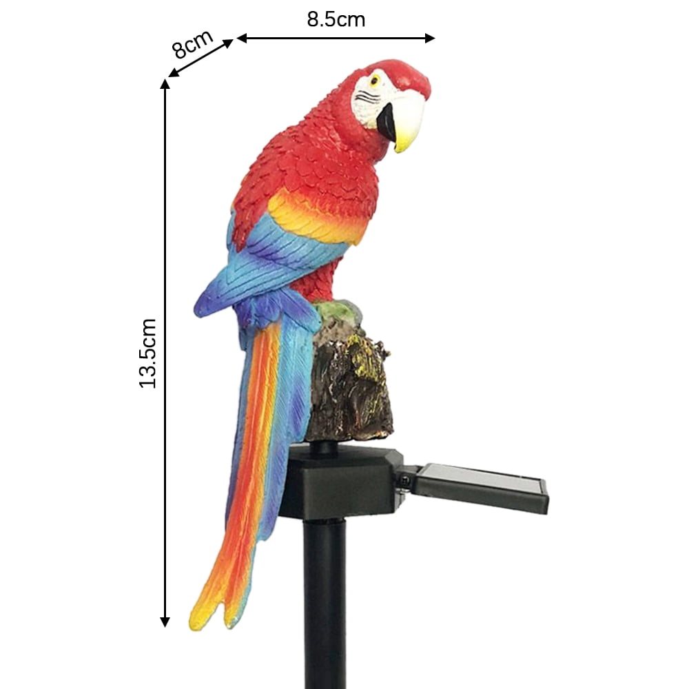 DeeCozy Solar LED Parrot Garden solar parrot light Light Set Outdoor