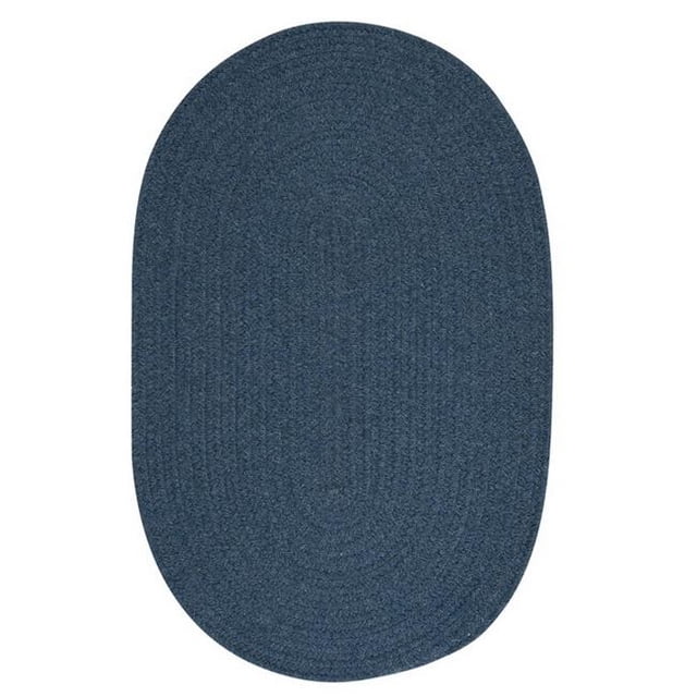 Colonial Mills Rug WL01R024X072 Bristol - Federal Blue 2 ft. x 6 ft. Braided Rug