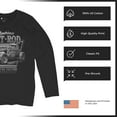 thumbnail image 6 of American Rat Rod Women's Long Sleeve T-shirt Hot Rod Custom Culture Route 66 1930s Classic Car Vintage Rusty Cars Garage, 6 of 7