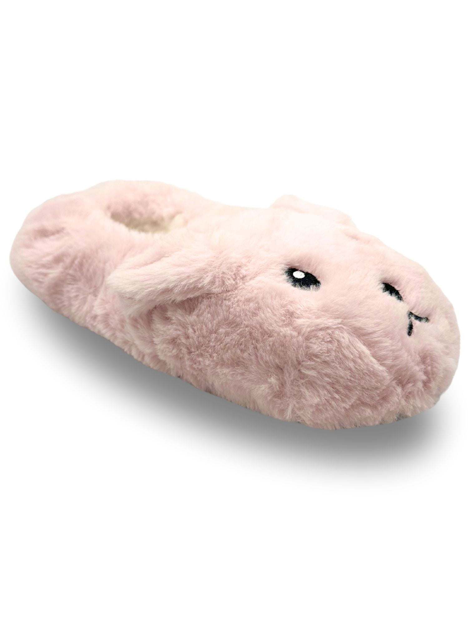 Fuzzy Babba Women's Faux Fur Bunny Slipper Socks, 1-Pack, Shoe Sizes 7-9.5