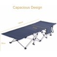 thumbnail image 2 of Livearty (TM) Lit de Camp Pliant, Lits de Camp Portatifs à Grande Poche avec Sac de Transport, Charge Max 450 Lb, 2 of 4