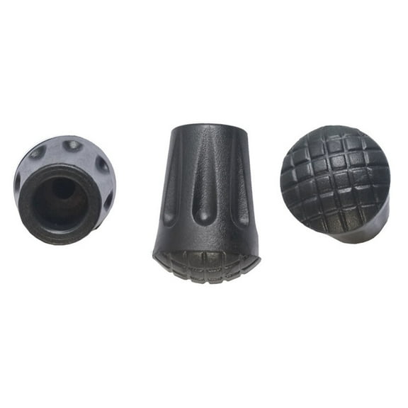 Masteelf 6 Pcs Walking Stick Rubber Stoppers for Poles Anti-skid Crutch Tips Travel