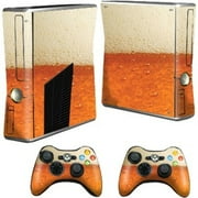 Angle View: MightySkins Beer Buzz, Microsoft Xbox 360 S Slim System
