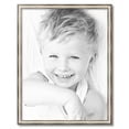 thumbnail image 2 of ArtToFrames 24" x 31" Antique Silver Panel Picture Frame, 24x31 inch Silver Wood Poster Frame (WOM-4760), 2 of 7