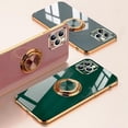 thumbnail image 2 of Luxurious Stylish shell â•'iPhone 13 Proâ•'with ring stand function Gold, 2 of 5