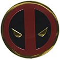 thumbnail image 2 of Marvel Comics Classic Dead Pool Icon Vinyl Gold Metallic Finish Metal Sticker C&D Visionary S-MVL-0031-M, 2 of 2