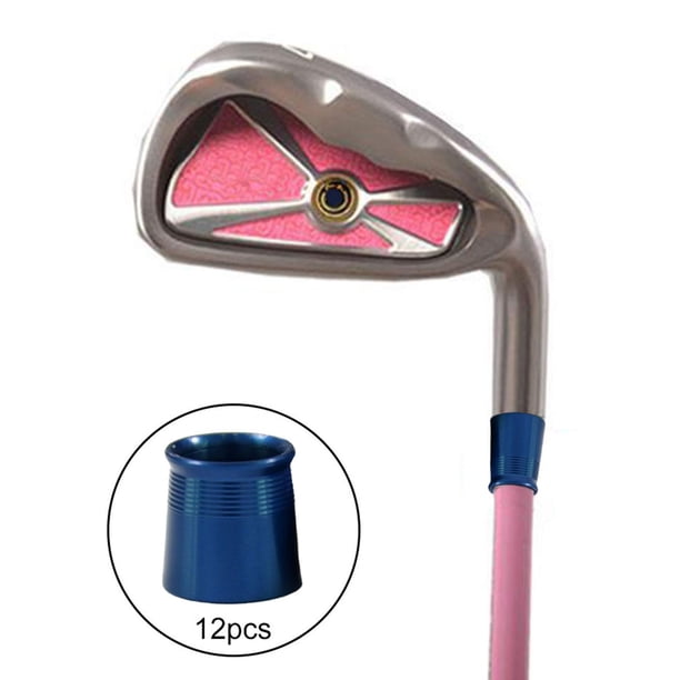 Piezas de Hierro para Golf Macarena Férulas de Aluminio de 0,370 Pulgadas Azul