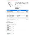 thumbnail image 2 of Left Fuel Pump Assembly 1 - Compatible with 2011 - 2017 Dodge Challenger 6.4L V8 - Autopart Premium, 2 of 2