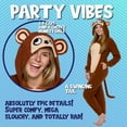 thumbnail image 2 of FUNZIEZ! - Monkey Slim Fit Adult Unisex Novelty Union Suit Costume for Halloween - X Large, 2 of 2