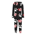 thumbnail image 3 of EGNMCR Combinaison Fille Manches Longues Combinaison à Capuche Pyjama Décontracté Hiver Chaud Combinaison de Nuit Fille Polyester Combinaison, 3 of 5