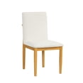 thumbnail image 4 of HomePop Modern Upholstered Dining Chair, Set of 2, Cream, 4 of 10