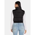 thumbnail image 3 of Liv & Lottie Juniors’ Cropped Puffer Vest, Sizes S-XL, 3 of 5