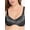 Black, variant on Women's Lunaire 13511 Jacquard Minimizer Bra (Black 38DD)