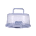 thumbnail image 1 of Wosthever Caja de almacenamiento portátil para pasteles, cajas para postres de pan de fiesta, caja de embalaje de tarta de huevo de comida de forma Herramientas y accesorios para hornear Azul claro Wosthever HA081214-03, 1 of 6