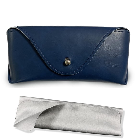 Estuche para anteojos LogHog portátil de cuero para gafas de sol