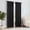 Black, variant on Solid Thermapanel Modern Room Darkening Rod Pocket Window Curtain for Bedroom (1 Panel), 54" x 84", Taupe