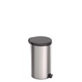 thumbnail image 1 of TRAMONTINA - Basurero con Pedal 20 L, de Acero Inoxidable, Tapa de Pl&aacute;stico, Higi&eacute;nico, Pr&aacute;ctico y Duradero, con Asa para el Transporte, Ideal para Bolsas de Basura de, 1 of 9